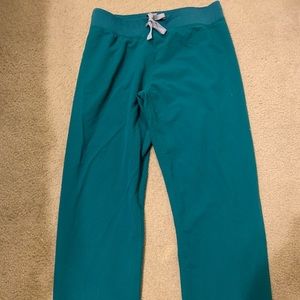 FIGS HUNTER GREEN Livingston basic scrub pants